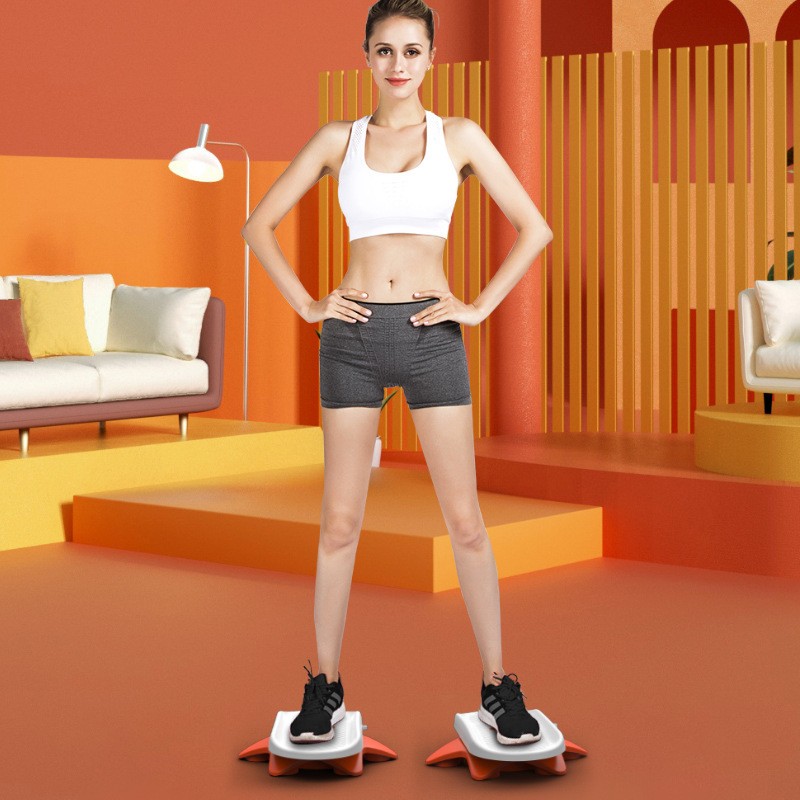1pair Twist Waist Plate Twist Bar Double Step Twist Waist Plate Home Indoor Training Sports Equipment Hexagonal Split Plat