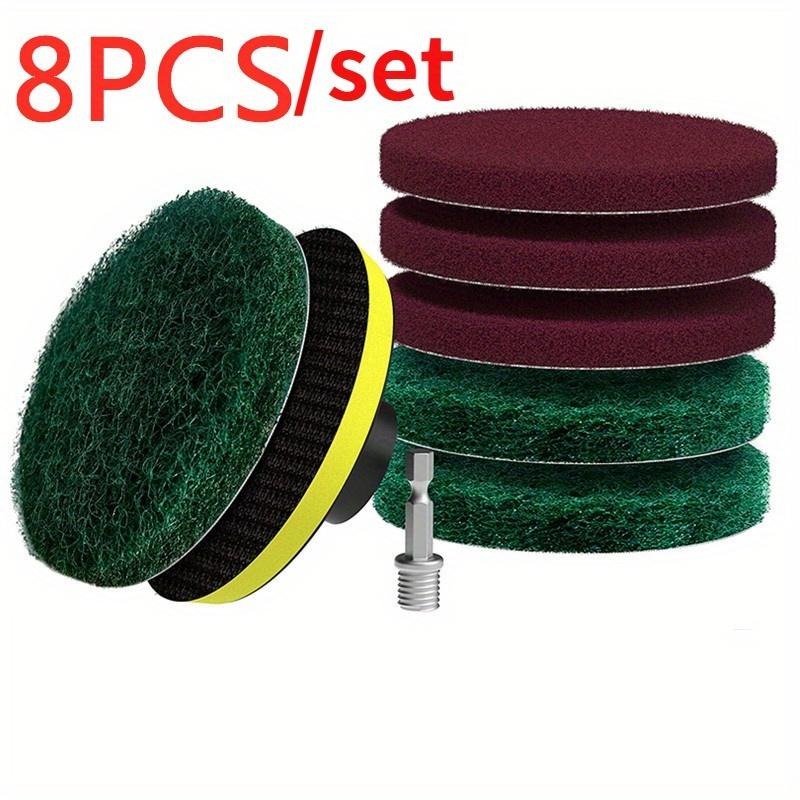 3/4 Inch Drill Power Brush Tile Scrubber Scouring Pads Cleaning Kit for Bathroom Floor Tub Polishing Pad