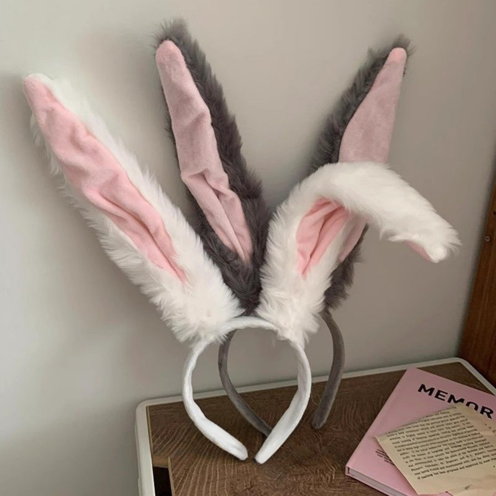 1 PC Rabbit Long Ear Headband for Women: Cosplay Bunny Girl Cute and Funny Headband Accessory
