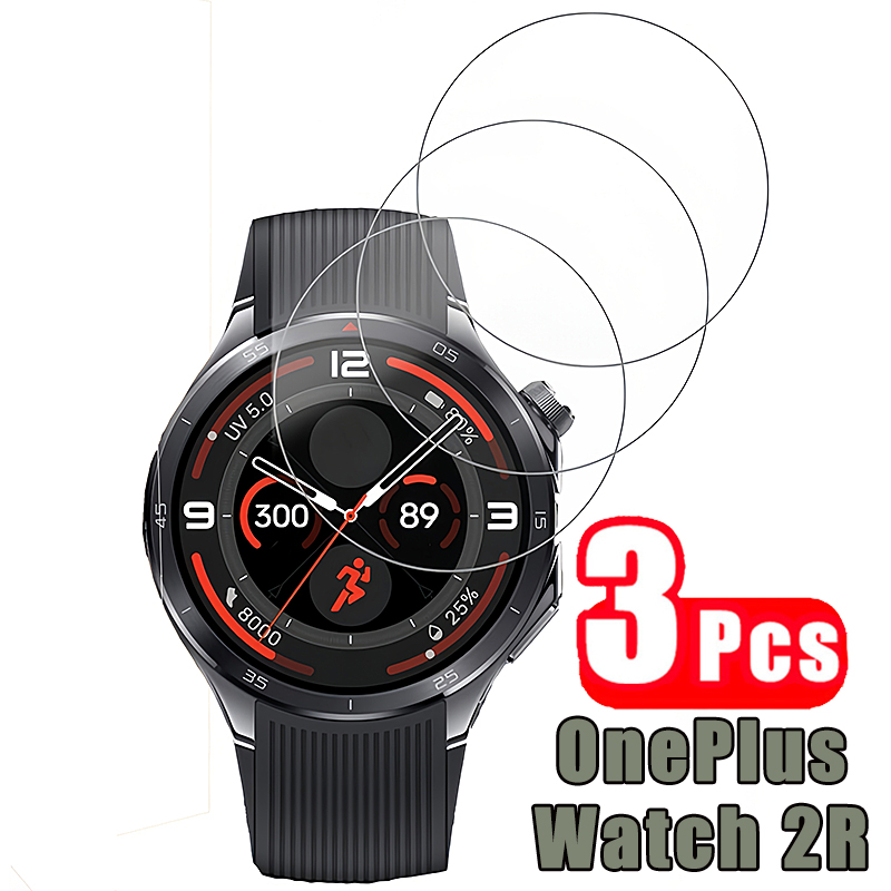 3PCS 9H Tempered Glass Screen Protector For Watch 2R Smart Watch One Plus Watch2R 2 R Sport SmartWatch Cover Film