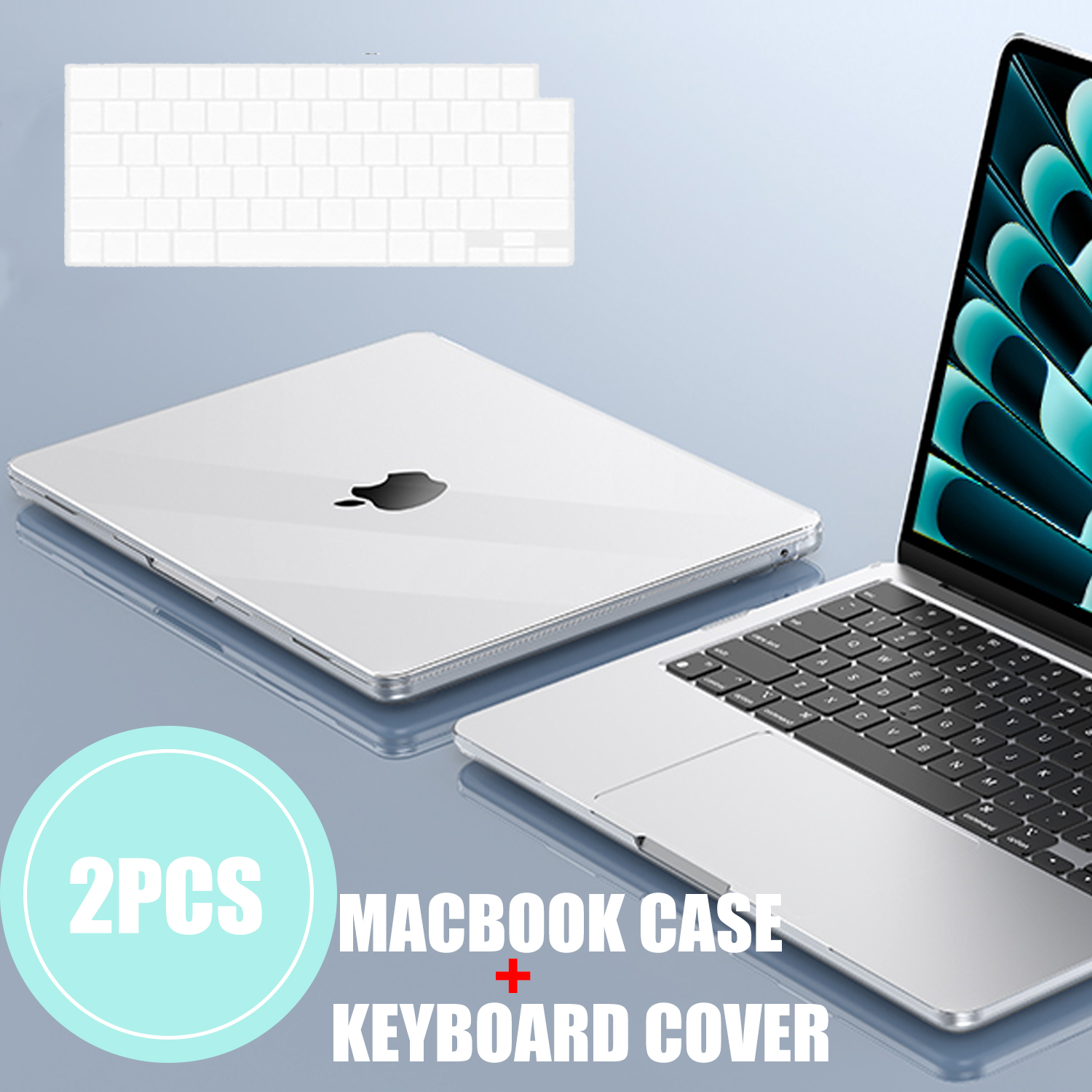 Clear Scratch Case For MacBook Pro 14 inch M5 2026-2021 M4 M3 M2M1 Pro/Max Chip,Protective Hard Cover For MacBook Air 13.6'' M5