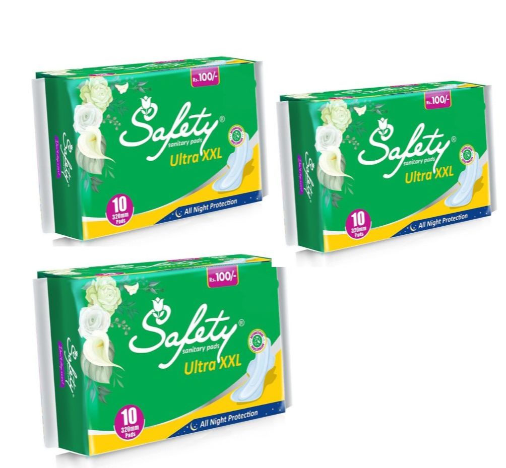 3 packs of Safety Ultra XXL pads 320 mm 10 pcs/pack - image 1