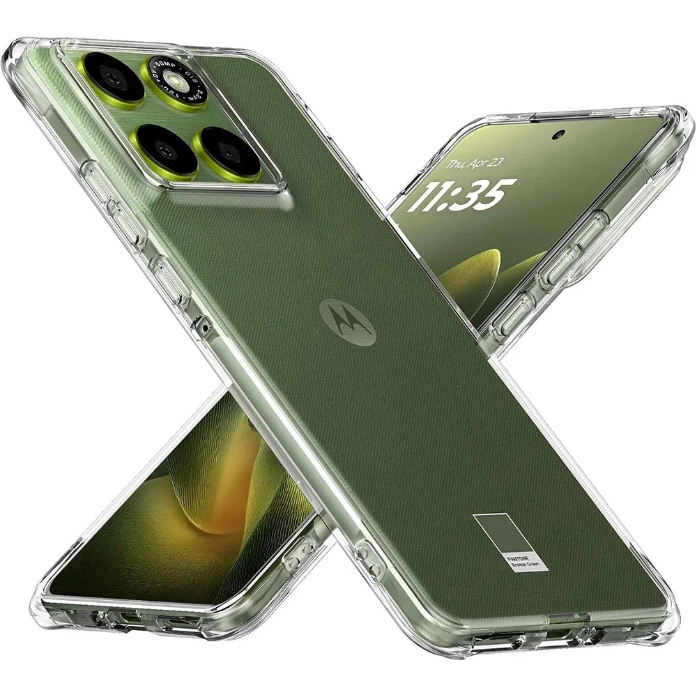 Soft TPU Clear Shockproof Camera Protection Case Cover For Edge 60 Stylus 50 Fusion 40 Pro 30 Neo X50 Ultra