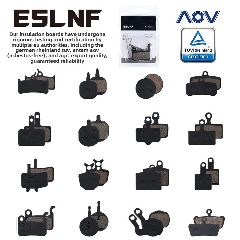 A Pair Bicycle Mountain Road Bike Brake Pads Brake Pads Electric Bicycle Friction Pads Semi-metal Brake Pads