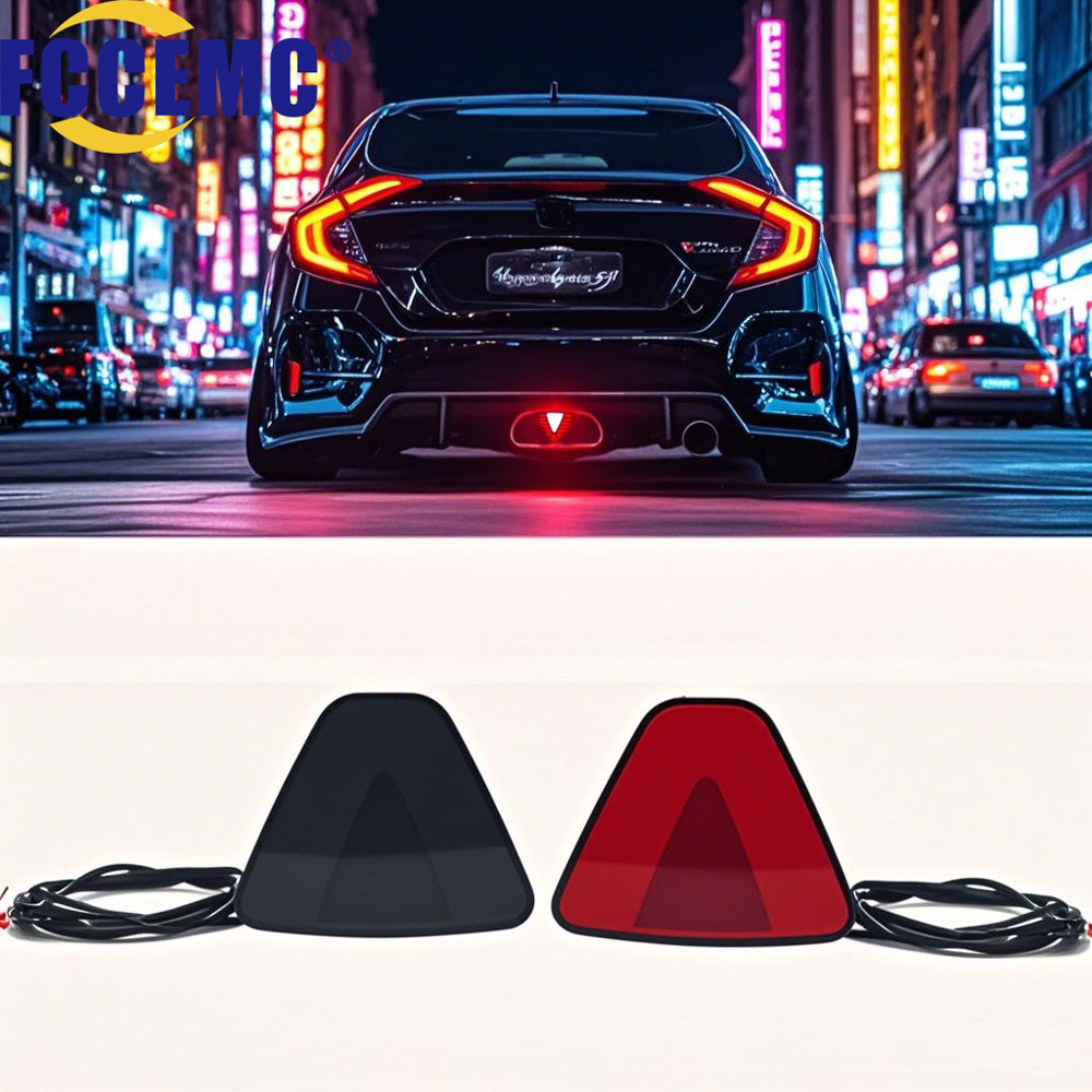 F1 Style Led Brake Pilot Light 12V LED Rear Tail Lights Flash Warning Reverse Stop Safety Signal Lamp For Car Motorcycle SUV