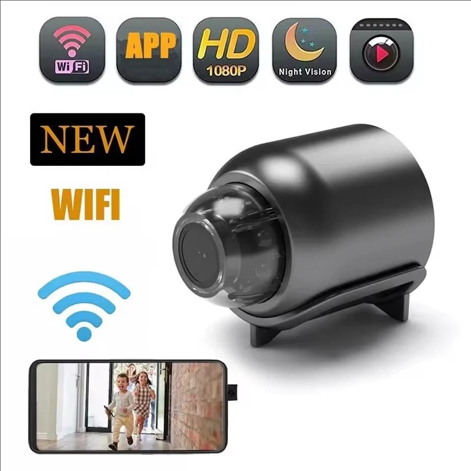 1080P HD WiFi Mini Camera Wireless Night Vision Home Security Remote Monitor For Kids Pet X5 Camera