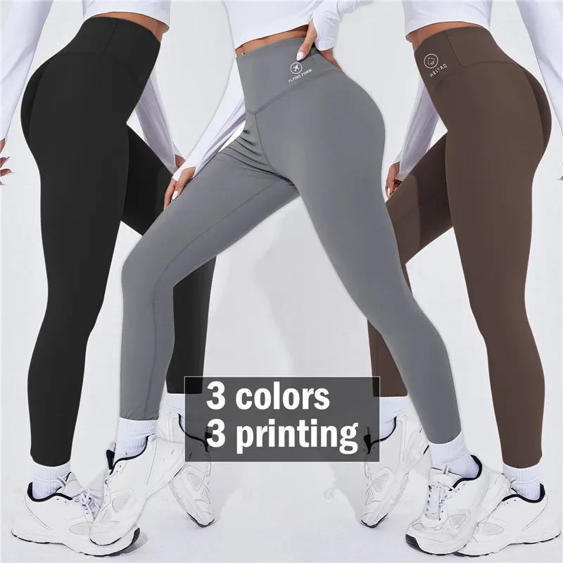 CLOOCL Womens Yoga Shorts Fashion Sport Fitness Push Up Leggings Butt Lifting Scrunch Workout Gym Tights Pants