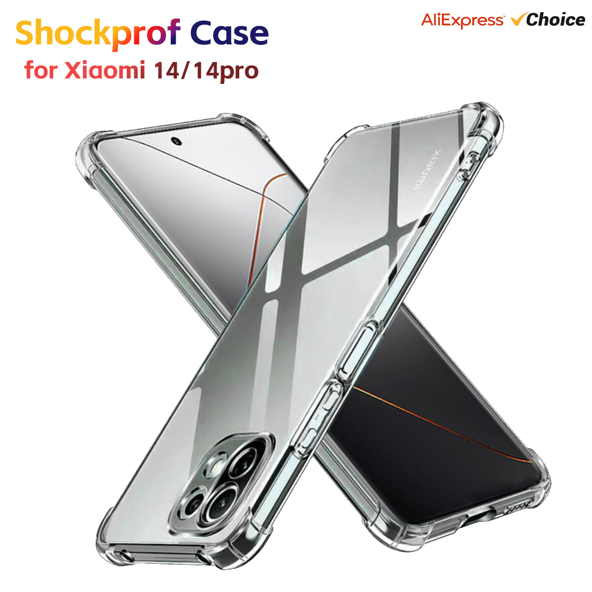 Magnetic Ring Transparent Phone Case For Xiaomi Poco F5 F6 X6 Pro X6Pro Shockproof Clear Full Coverage Cases Cover