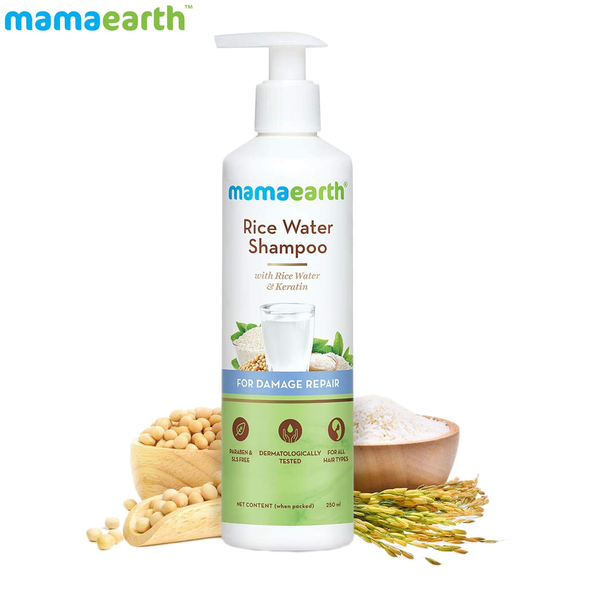 Mamaearth Rice Water Shampoo 250 Ml Hair Care Product