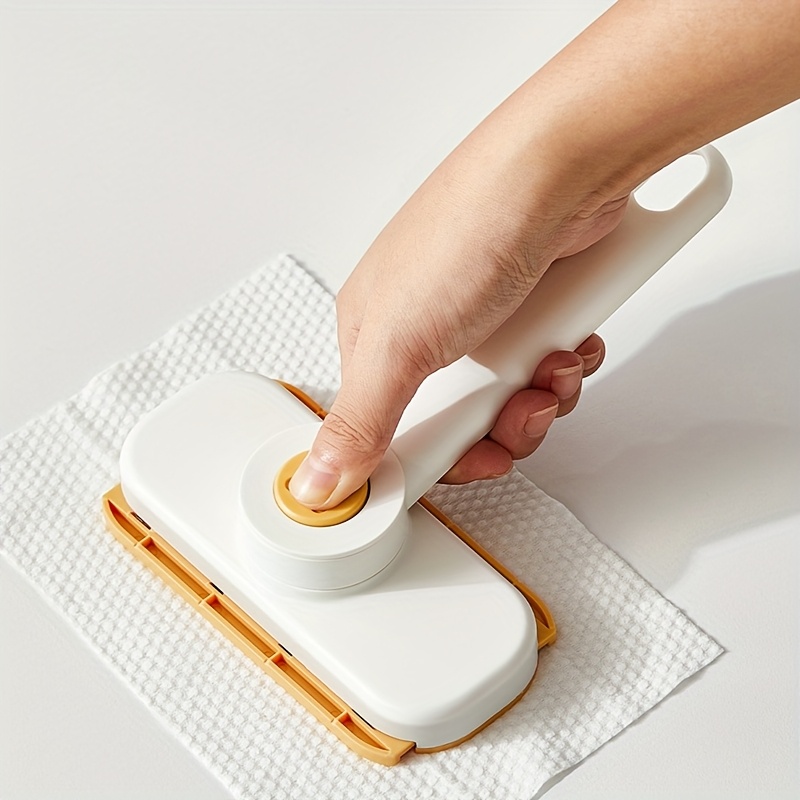 1PC Face towel, small mop, can clip cloth, bathroom wall cleaning brush, no hand washing, automatic floor wiping, dust removal