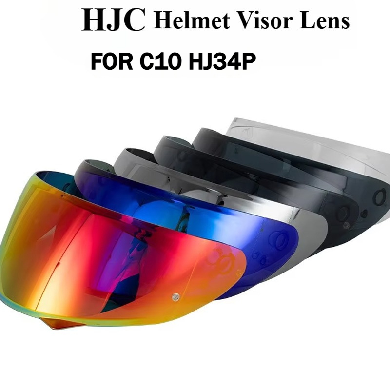 Motorcycle Helmet Visor HJC Full Face Helmet Lens for C10 HJ34P Casco Moto Windshield Anti-UV Dust-proof Helmet Shield