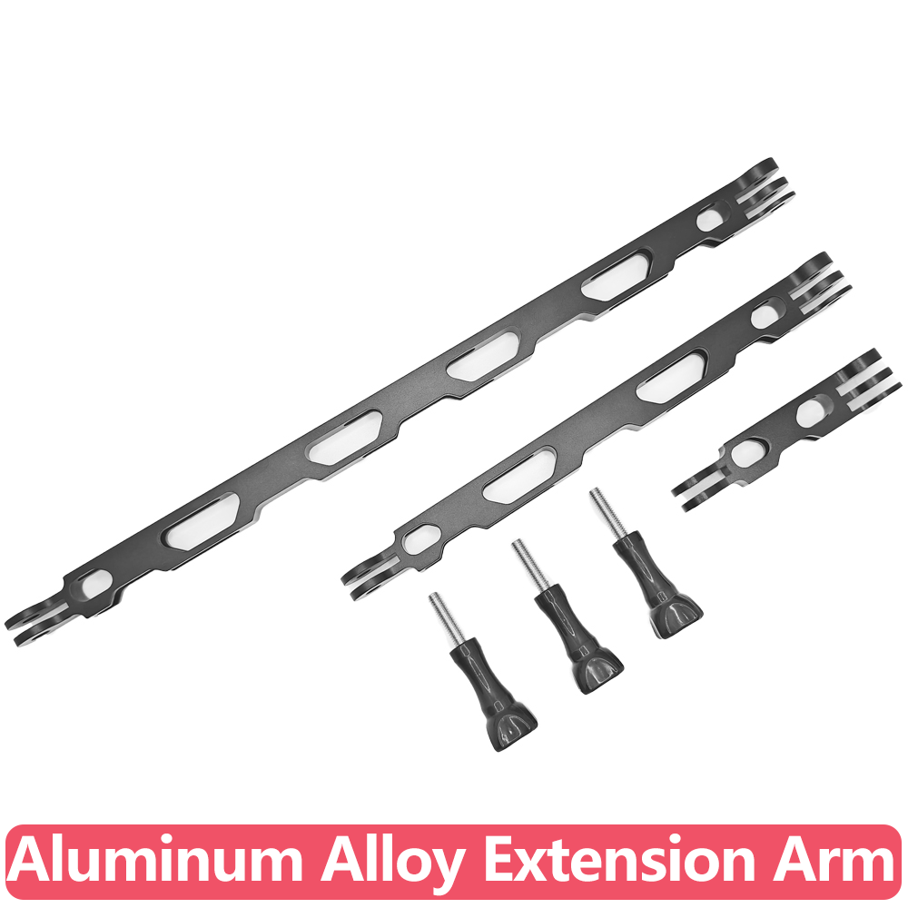 Aluminum Alloy Extension Arm Metal Mount For Hero 13 12 11 10 9 8 Insta360 SJCAM AKASO Osmo Action 6 5 PRO 4 3 Camera