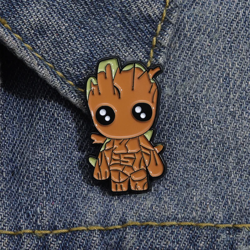 1 Pcs Creative Cartoon Character Alloy Brooch Badge Pins for Backpacks Accessories Clothes Bags Decoration Gifts