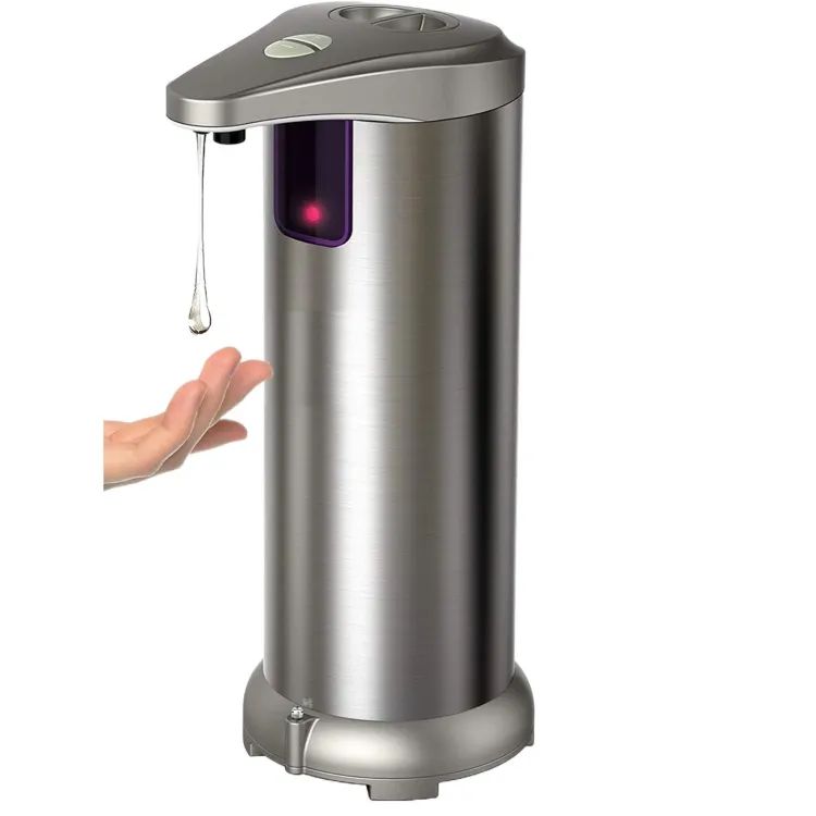 Stainless Steel Infrared Sensor Automatic Soap Dispenser 250ML - Silver