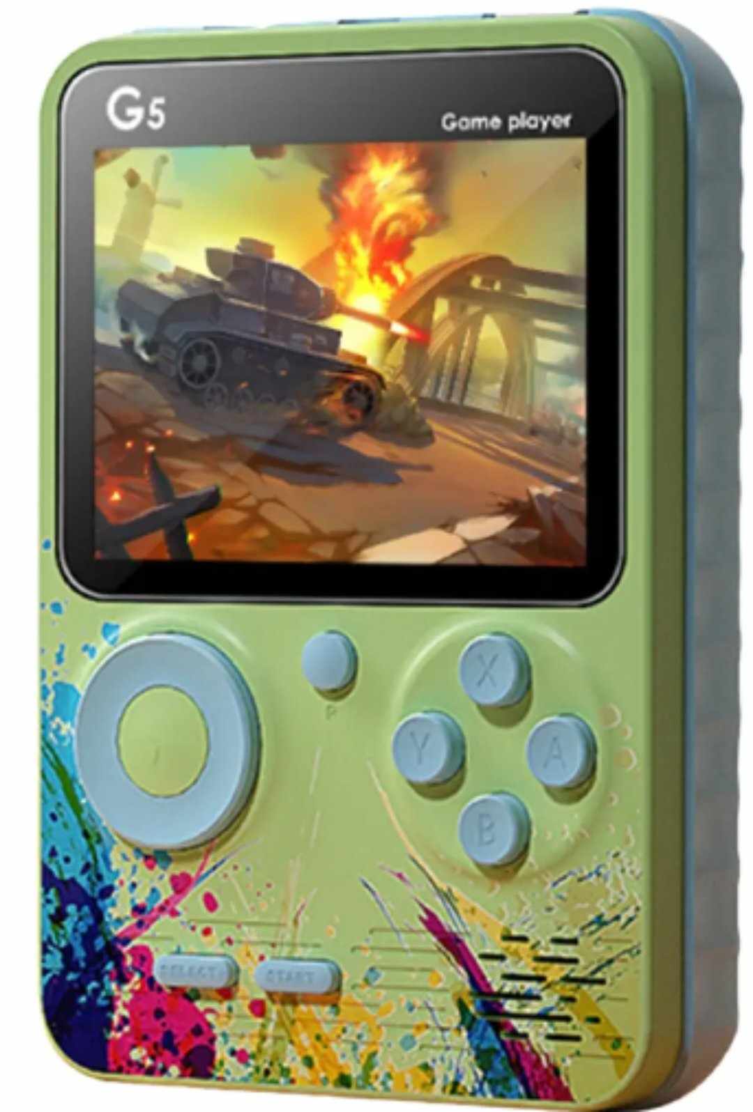 G5 Handheld Game Box Classic GamePlayer Built-in 500 Games Mini Retro Gaming Console Retro Console 3.0 Inch LCD Screen