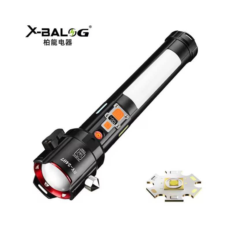 Flashlight Torchlight With Lighter Multifunction Strong Type-C Rechargeable Outdoor Lighting Long Endurance