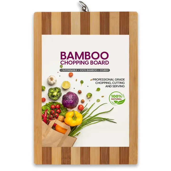 Wooden Chopping Board | Large Size | Multipurpose Kitchen Accessory | Non-Slip Cutting Board for Vegetables and Fruits