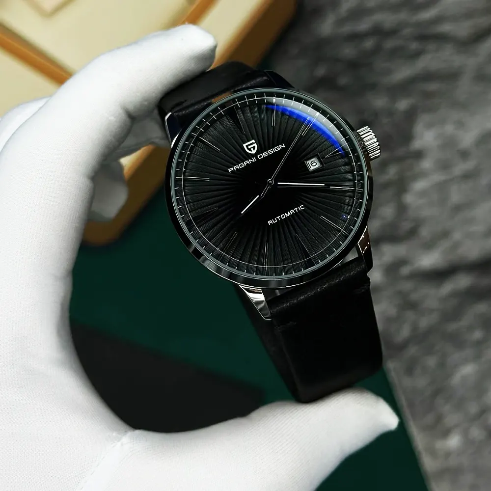 2026 New PAGANI DESIGN Men's Watches Fashion Sports Gold Watch For Men Automatic Mechanical Wristwatches Men Waterproof Leather - image 1
