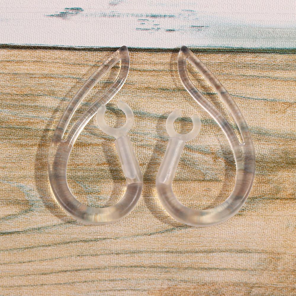 2Pcs 6mm 7mm 8mm 10mm Bluetooth Earphone Transparent Silicone Earhook Loop Clip Headset Ear Hook Replacement Accessories