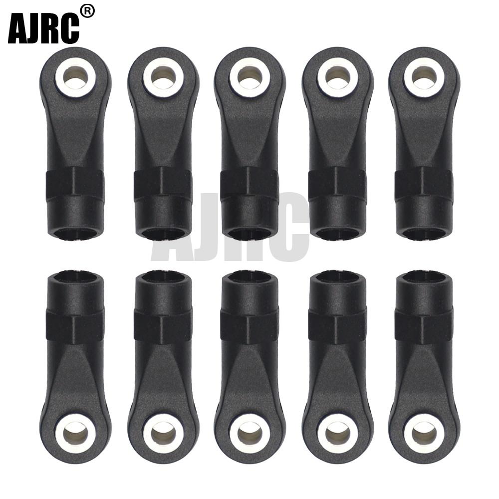 10Pcs 313/324mm Stainless Steel Linkage Chassis Link Rod Set for 1/10 Axial SCX10 II 90046 RC Crawler Upgrade Parts