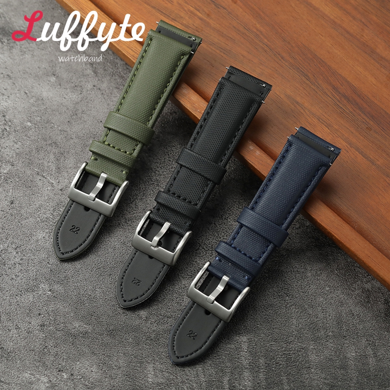 20mm 22mm Waterproof Sailcloth Watch Band Premium Sailcloth Strap Durable Nylon For Seiko Quick Release Bracelet Wristbelt