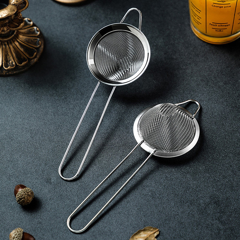 1PC Fine Mesh Stainless Steel Conical Strainer Cocktail Bar Strainer Premium Mesh Cocktail Cone Strainer