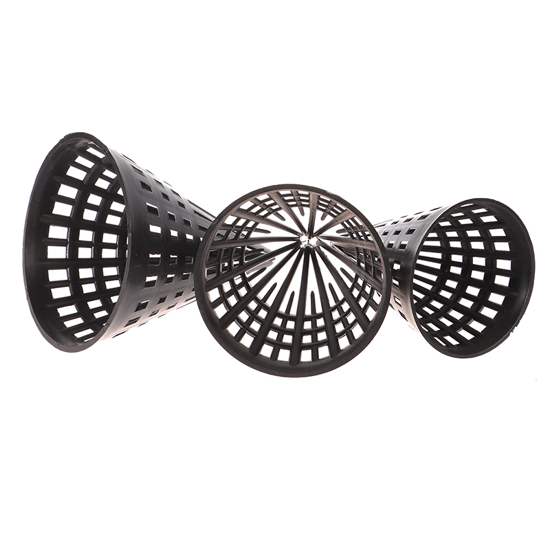 5Pcs Tapered Inlet Fishing Net Finless Eel Loach Trap Fishing Cage Lid Durable Plastic Tackle Cage Lid Black Fishing Accessories