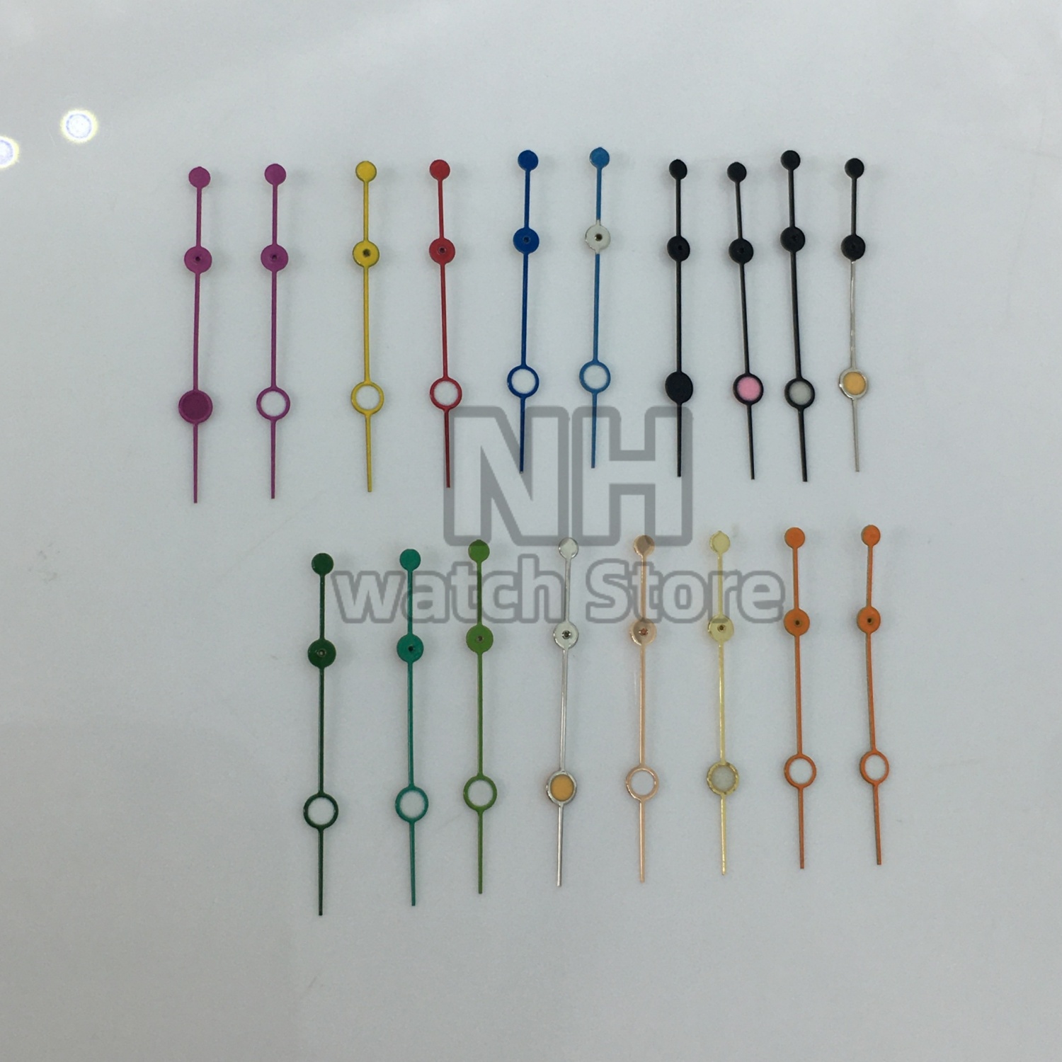 NH 12.5mm Silver Black Green Blue Red Watch Single Second Hands Fit NH34 NH35 4R35 NH36 4R36 7S26 7S36 Movement Watches Pointers