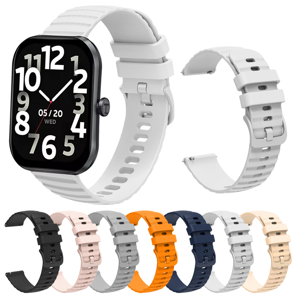 20mm 22mm Wrist Strap For Haylou Watch 2 Pro RS5 R8 S6 S8 Silicone Watch Bracelet For Haylou Solar 5 Neo RS4 LS12 RT3 GST Bands