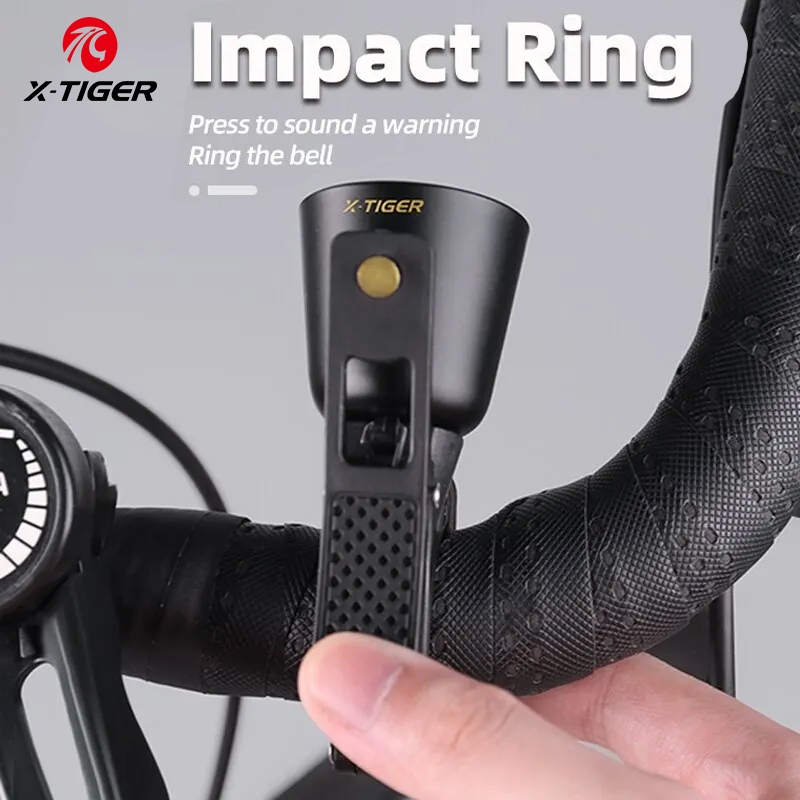 X-TIGER Bicycle Bell High Decibel Crisp Ringing Sound Stainless Steel Handlebar Bells MTB Road Bike Retro Bells Bike Accessories