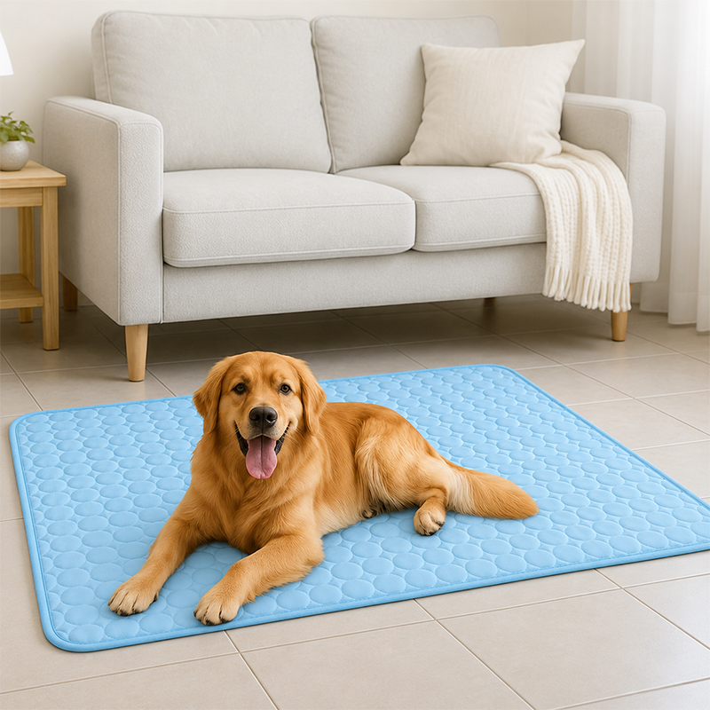 2025 UPGRADED ICE-COOl MODEL Summer Pet Cooling Mat Pad And Sleeping Pad Bed for Small, Medium, and Large Cats & Dogs