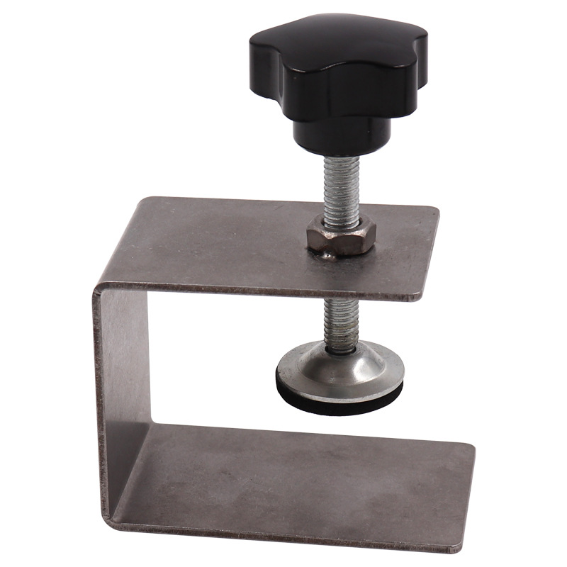 2Pcs Home Improvement Smooth Woodworking Drawer Front Installation Clamp Hardware Jig Accessories Stainless Steel S