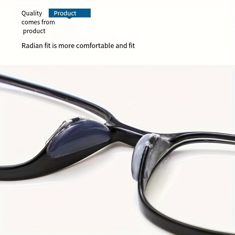 Stylish Butterfly Anti-Slip Silicone Nose Pads (5 Pairs): Enhanced Comfort & Stability for All Eyeglasses/Sunglasses