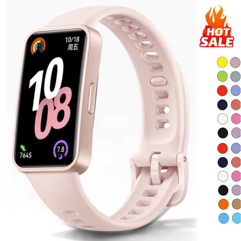 Original watchbands For Band 8 9 10 Smart Watch Replacement Strap Silicone bracelet correa Band 10 Accessories