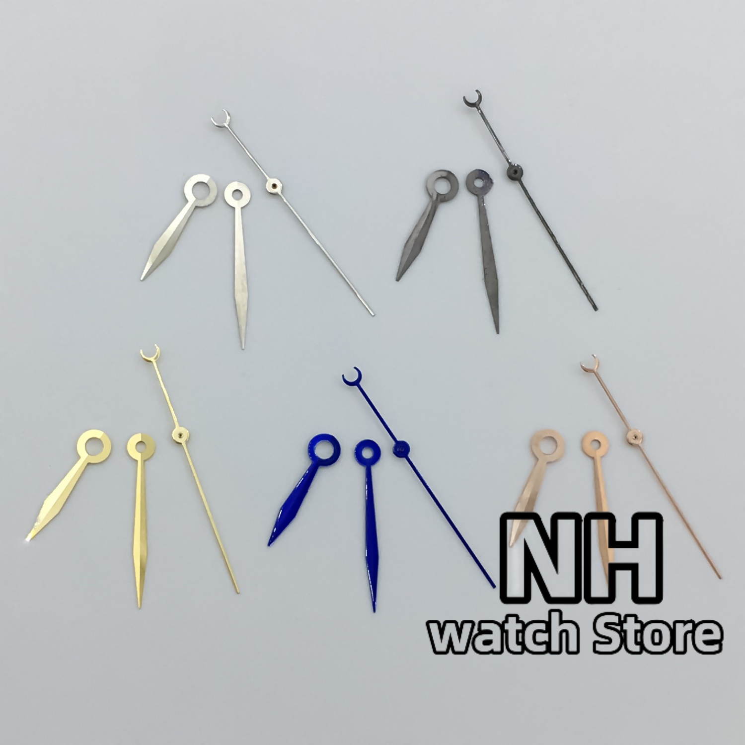 NH35 Watch Hands are Silver Black Blue Rose gold Gold Suitable For NH34 NH35 NH36 Movement Replacing watch parts