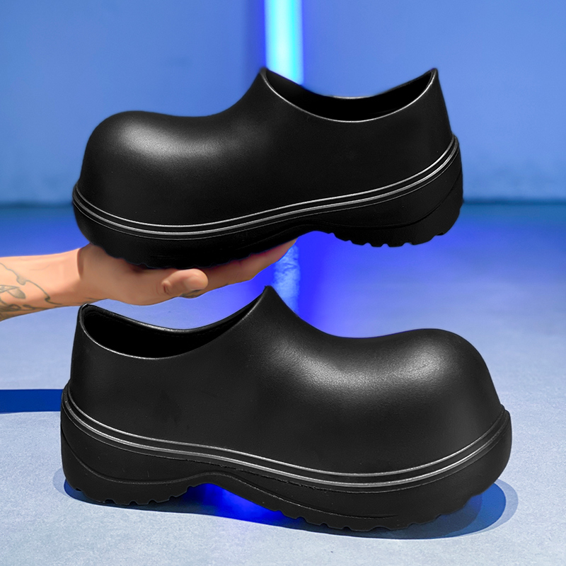 EVA new slip-on chef shoes men and women general casual big head shoes lightweight thick soles all wear rain shoes