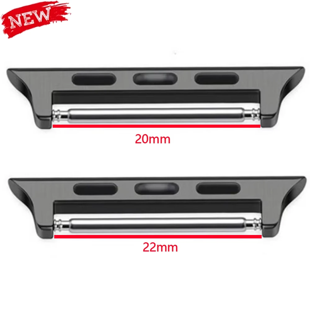 Connector For Watch band Series10 9 8 7 6 5 4 3 SE 44mm 40mm 38-42mm 41mm 45mm Stainless Steel Adapter iwatch Ultra 2 49mm