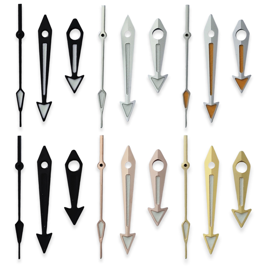 Hight Quality NH35 NH36 NH38 NH39 NH70 NH72 7S26 7S36 4R35 4R36 Hands With Green Luminous Needle Watch Parts