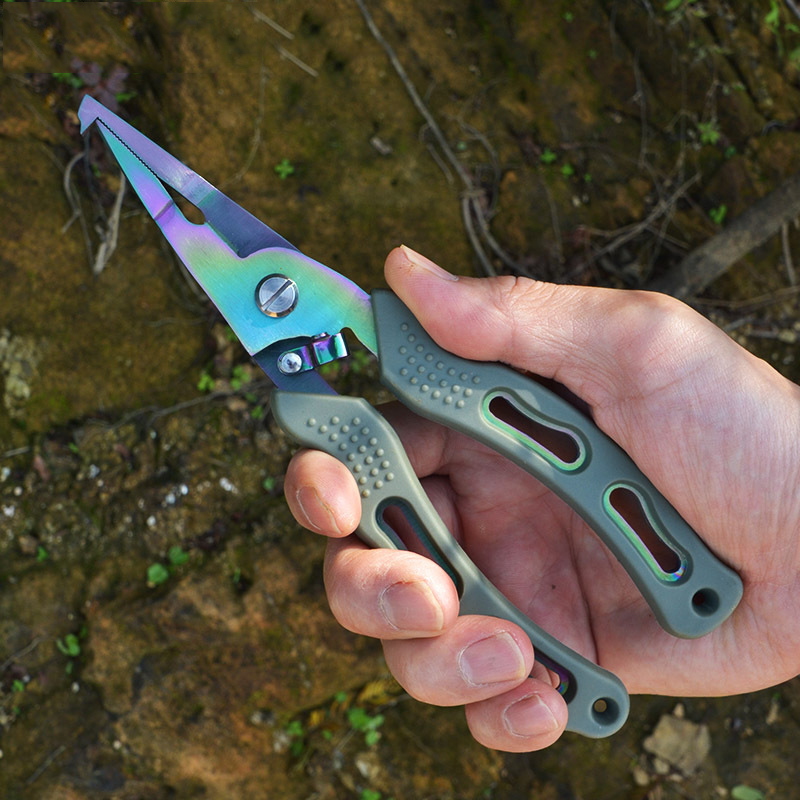 Multi-function Luya Clamp Fishing Pliers Fishing Gear Lifting Hook Control Fish Mouth Clamp Fish Line Cutting Special