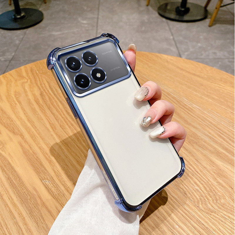 For Xaiomi Poco F7 Case Xaiomi Poco F7 Ultra Phone Case Poco F7 F6 Pro F5 F3 Cover Shookproof Plating Silicone Back Cover