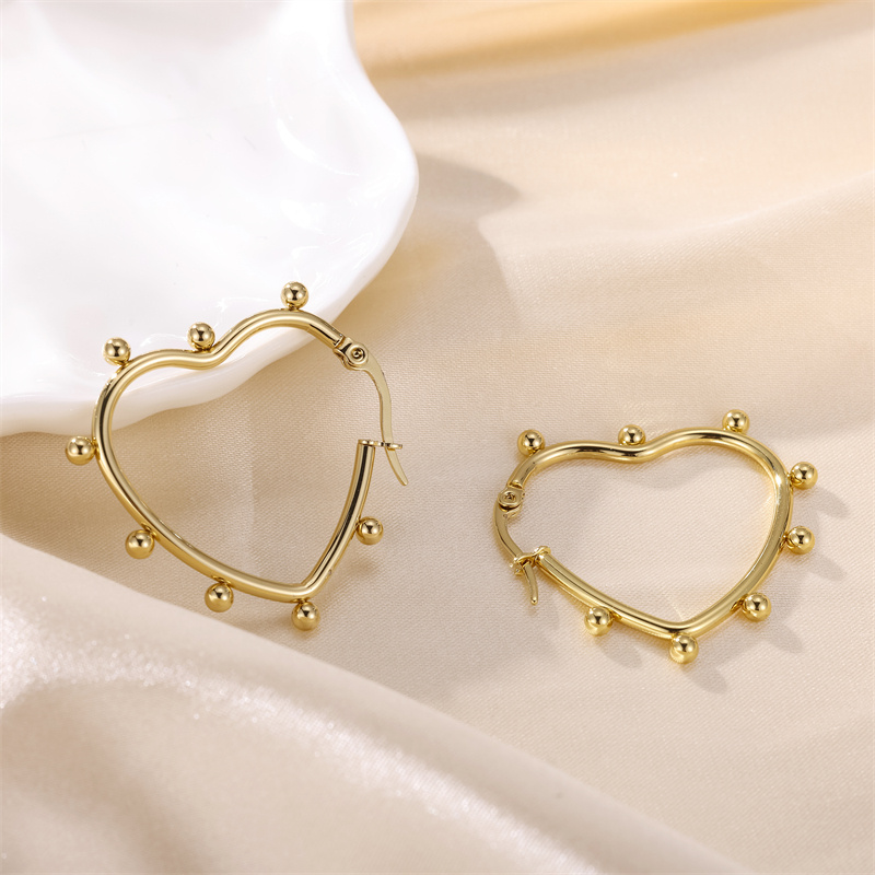 Kissmoon Geometric Triangle Elliptical Water Droplet Stainless Steel Gold Color Earrings for Women Party Fashion Jewelry s
