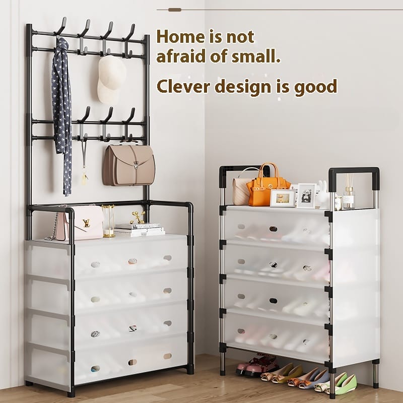 Dust proof shoes Rack shoes shelf Diy Assemble space shoe cabinet 6 layer