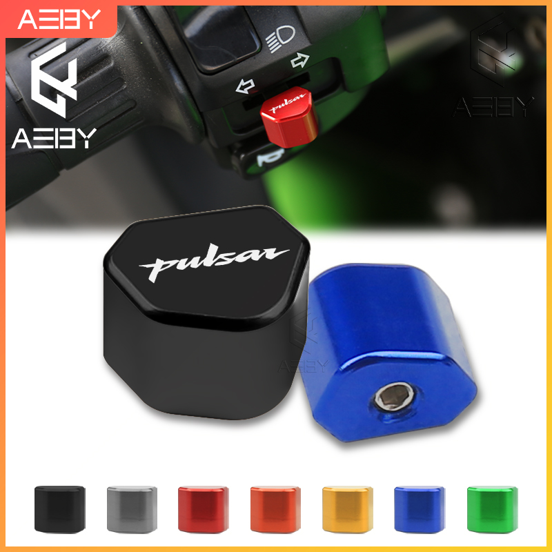 CNC Locomotive Motorcycle Turn Signal Switch Button Replace Decorate For Bajaj Pulsar 200 AS RS NS Steering Switch Accessories