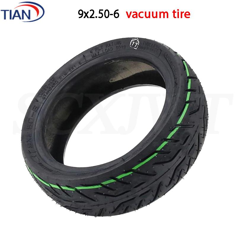 CST 9x2.50-6 Vacuum Tire for Electric Scooters - Wear-Resistant and Durable Tubeless Tire