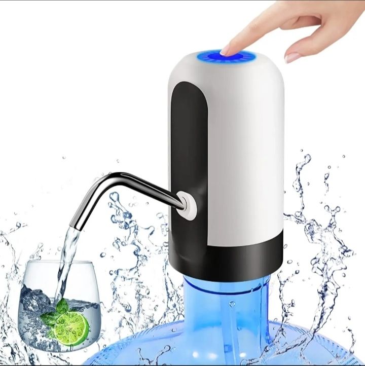Gallon Water Bottle Pump, USB Charging Portable Electric Water Pump For 2-5 Gallon Jugs