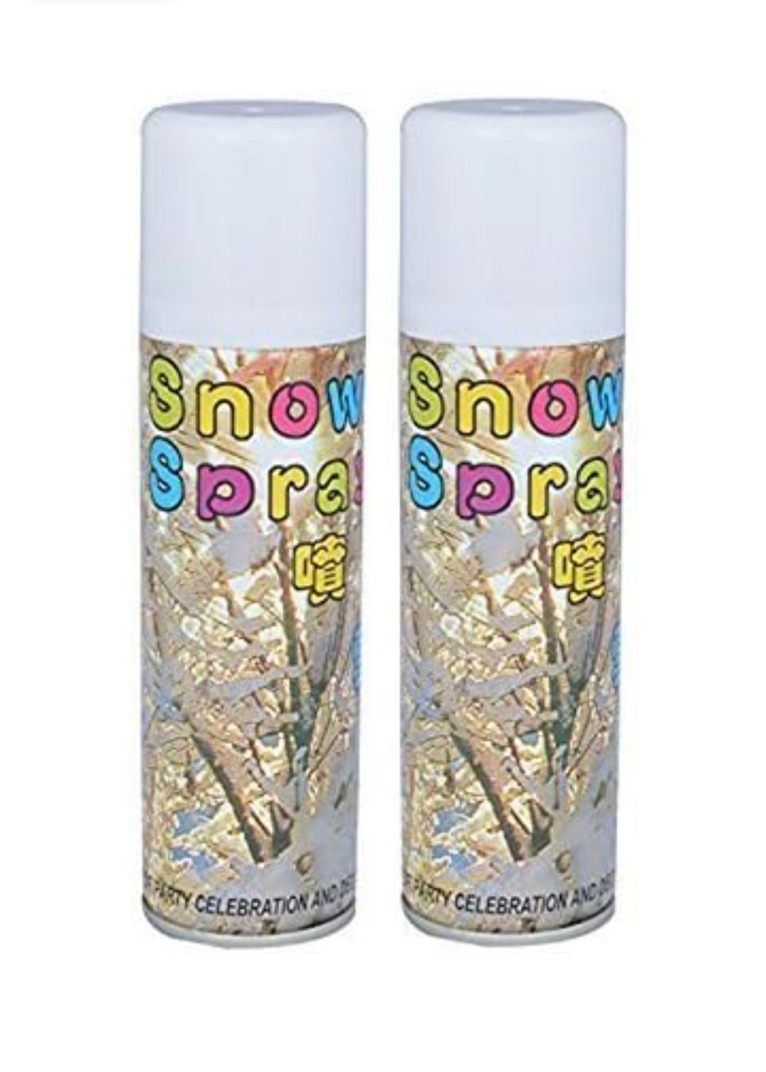White Snow Decorative Party Spray - Celebration Spray for Birthdays, Anniversary and Other Party (1 Piece)