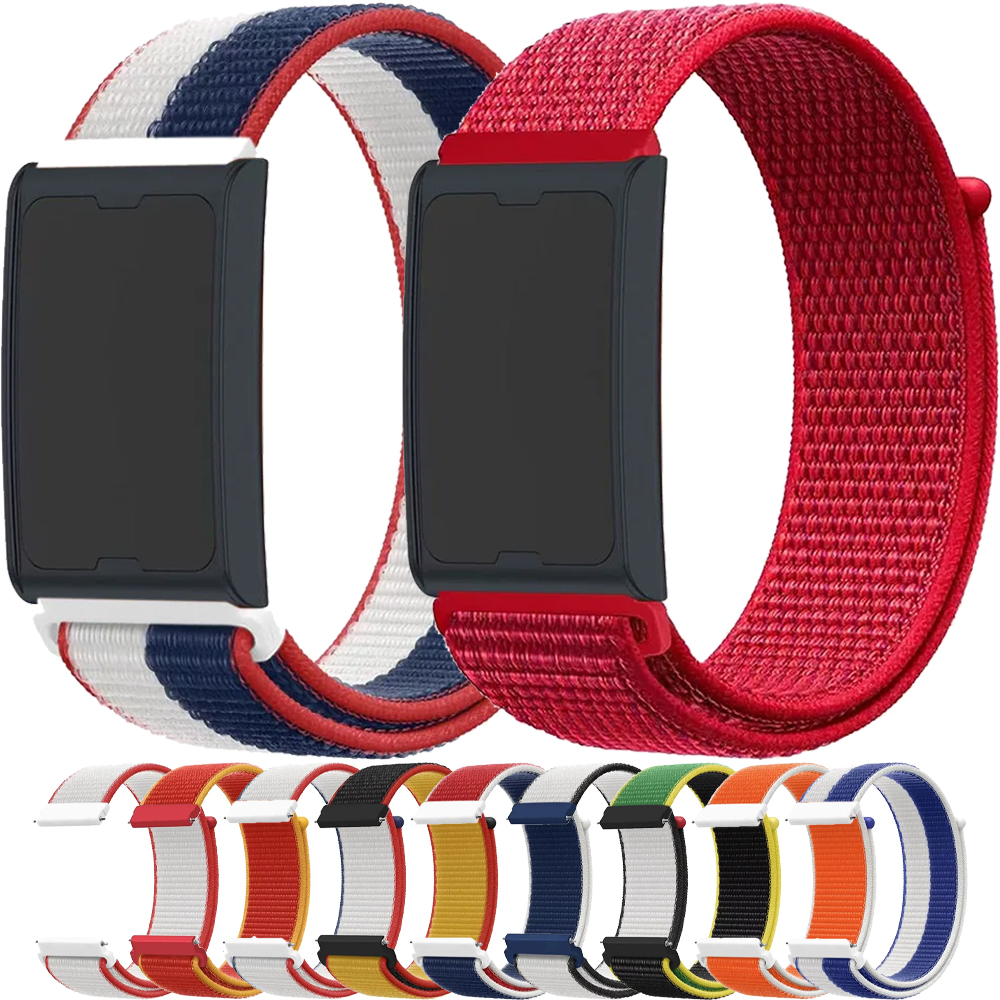 20mm 22mm Nylon Loop Band For Amazfit GTS/GTR 4-3/Helio/Bip 6/5 Comfortable Breathable Wristband For Amazift Balance 2/1 Correa