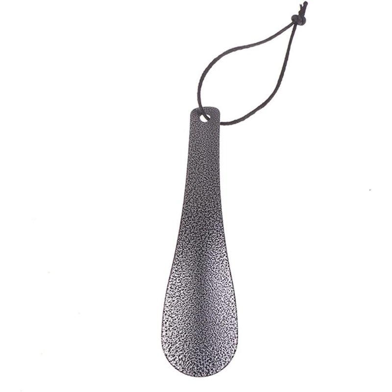 1pc 19cm shoehorn, shoe assistant, portable stainless steel shoehorn, household necessities. metal shoe horn