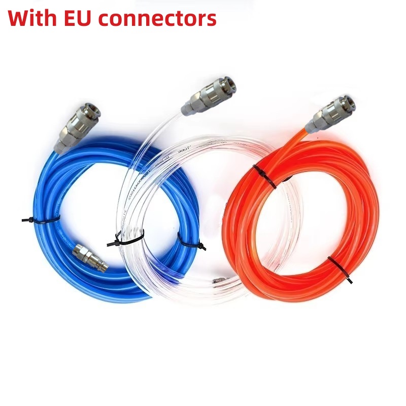 8x5mm with European Fitting High Pressure Air Hose Compressor Straight Pipe EU SP20 PP20 Red Blue White Pneumatic Pipe 5M 10M 15