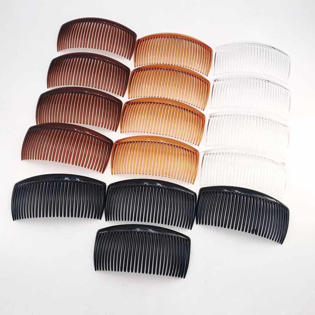 1/4/8/16 PCS 29 Teeth Plastic Hair Side Comb Simple Hair Accessories Strong Hold Hair Comb For Women Girls